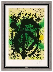 Joan Miro Original Aquatint Carborundum Regne Vegetal Hand Signed Abstract Art