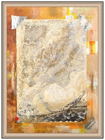 Lucien Dulfan Original Oil Painting On Canvas Signed Figurative Framed Artwork