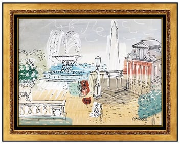 Charles Cobelle Original Painting Oil On Canvas Paris French Signed Framed Art