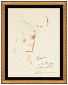 Leroy Neiman Original Ink Drawing Signed Modern Grateful Dead Concert Artwork