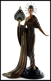Erte Signed Bronze Sculpture Aphrodite Original Art Deco Rare $16,000 Retail