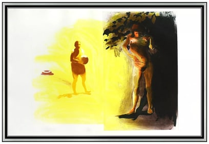 Eric Fischl Large Original Inner Tube Hand Signed Etching Aquatint Framed Art