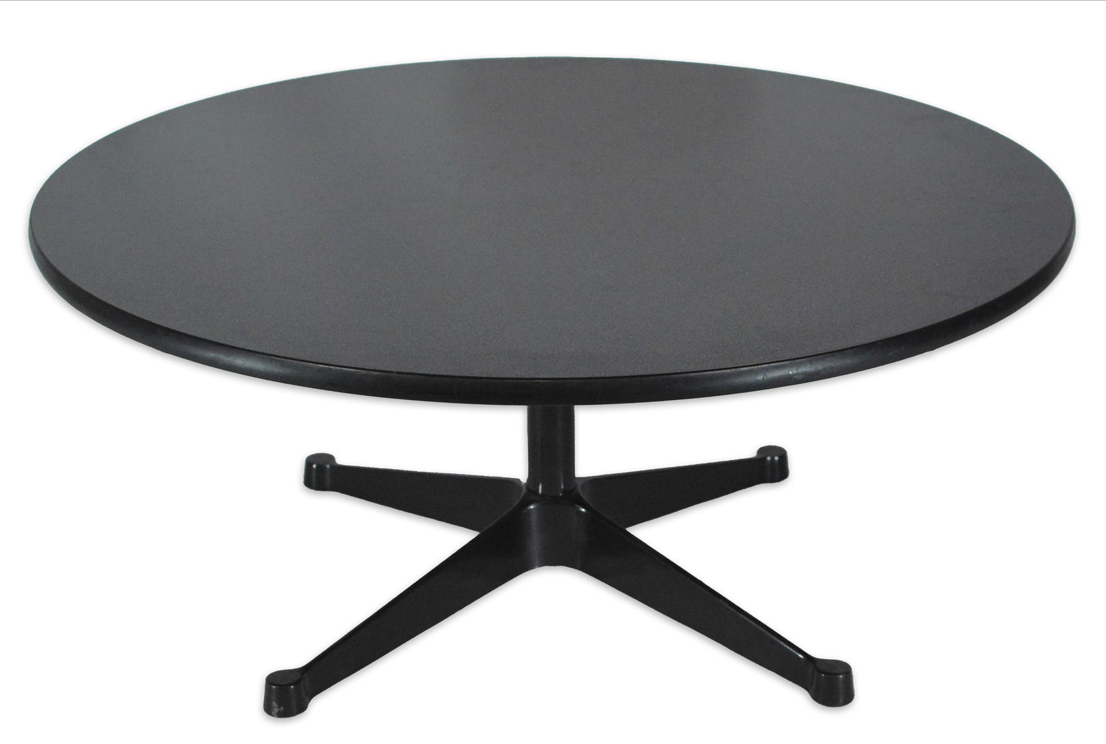 Charles Eames for Herman Miller Aluminum Group Coffee Side Table Black (1 of 3)