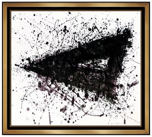 Sam Francis Sf 225 Original Color Lithograph Hand Signed Modern Abstract Artwork