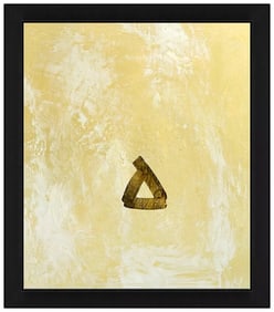 John Tracey Original Beeswax Oil On Canvas Signed Framed Modern Abstract Artwork