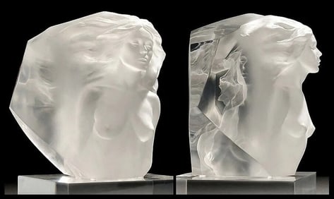 Frederick Hart Acrylic Signed Sculpture Memoir Female Bust Art Rare