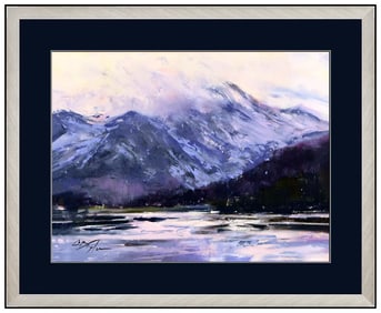 Clive Tyler Pastel Painting Original Jackson Hole Landscape Signed Framed Art