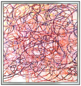 Steve Hurd Original Oil Painting On Canvas Large Signed Modern Abstract Artwork