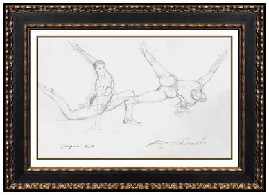 Richard Macdonald Cirque Du Soleil Original Drawing Bronze Sculpture Signed Art