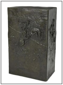 Mario F Nardini Original Bronze Sculpture Frederic Remington Tribute Horse Large