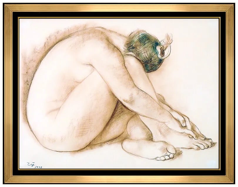 Francisco Zuniga Original Pastel Drawing Signed Portrait Nude Female Authentic: This lot includes: Gallery COA & free domestic shipping (*insurance and international shipping for an additional charge) Artist: Francisco Zuniga Title: Bonita de la Mujer Medium: Pastel Drawing Size: