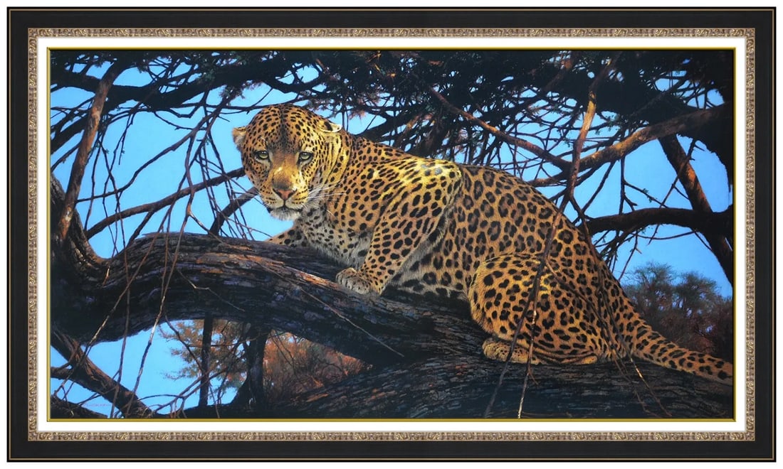 Kim Donaldson Large Original Pastel Painting Signed Framed Wildlife Animal Art (1 of 5)