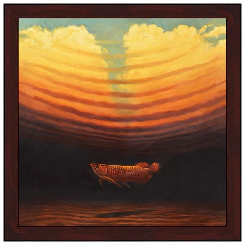 Andre Von Morisse Original Oil Painting Fish Wildlife Signed Art: This Lot Includes:Gallery Coa & Free Domestic Shipping (*Insurance And International Shipping For An Additional Charge)Artist: Andre Von MorisseTitle: The Great Hunt Medium: Oil Painting On CanvasSize