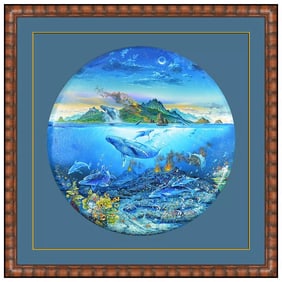 Robert Lyn Nelson Original Painting Oil Acrylic On Canvas Framed Signed Artwork