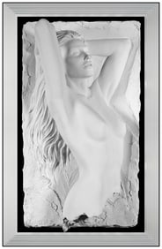 Bill Mack Splendor Original Bonded Sand Relief Sculpture Signed Nude Artwork