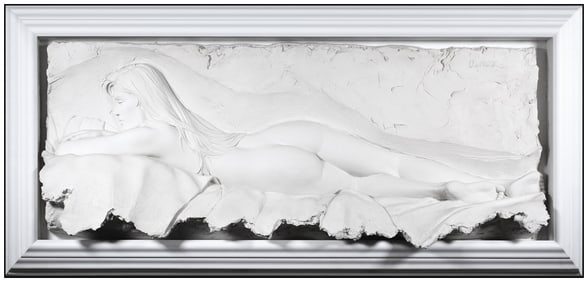 Bill Mack Contemplation Wall Relief Sculpture Large Original Signed Artwork