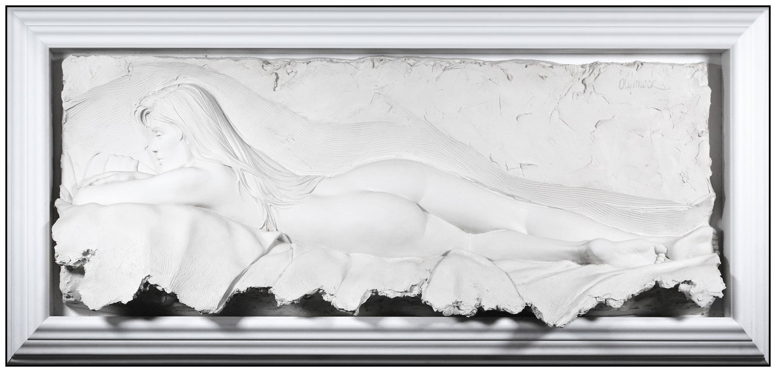 Bill Mack Contemplation Wall Relief Sculpture Large Original Signed Artwork (1 of 5)