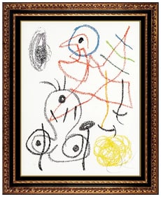 Joan Miro Original Color Lithograph Album 21 Hand Signed Abstract Modern Artwork