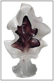 Salvador Dali Daum Phonographe Antediluvien Pate De Verre Glass Sculpture Signed Art