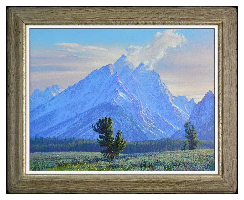 Curt Walters Original Oil Painting Mountain Landscape Signed Art (1 of 4)