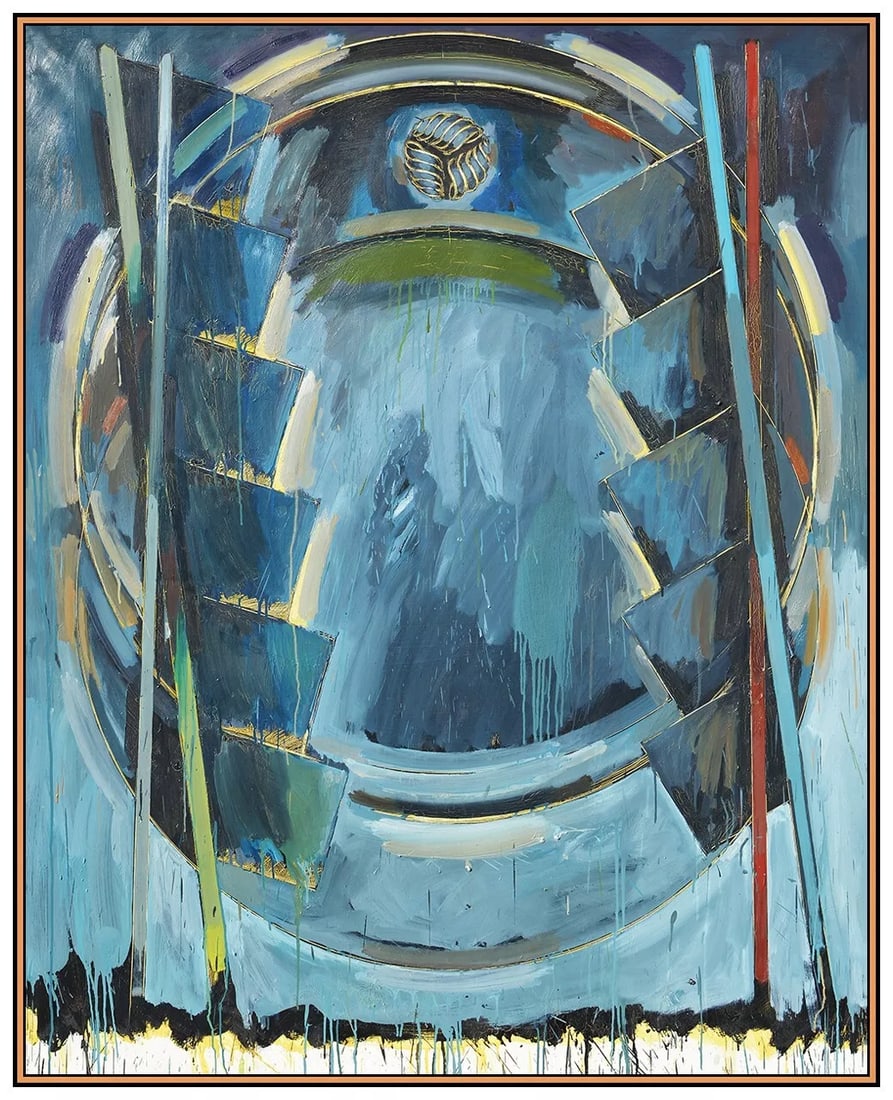 Gerard Titus-Carmel Original Painting on Canvas Abstract Signed: This lot includes:Gallery COA & free domestic shipping (*insurance and international shipping for an additional charge)Artist: Gerard Titus-Carmel Title: Nuits - Nuit Haute Medium: Oil Painting Size: