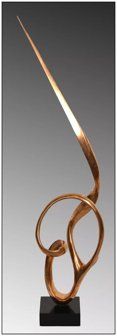 Antonio Grediaga Kieff Large Original Bronze Sculpture Signed Abstract (1 of 5)