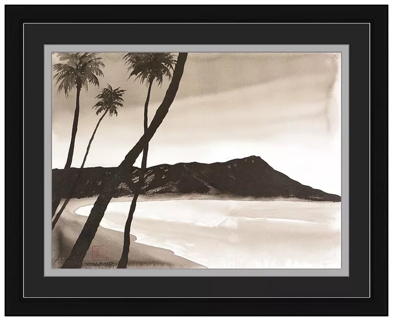 Robert Wyland Original Watercolor Painting Large Water Landscape Signed Artwork (1 of 5)