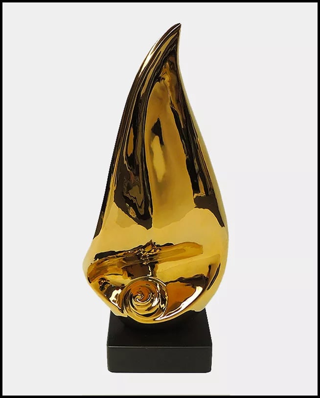 Marco Morandi Rare Original Aurum Ceramic Sculpture Abstract Signed Art (1 of 4)