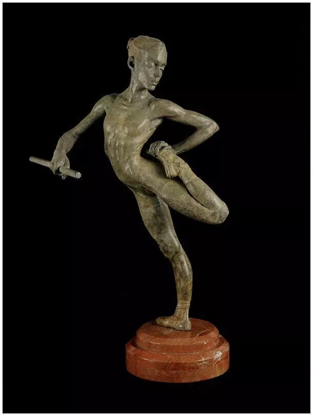 Richard Macdonald Original The Warm Up Bronze Sculpture Signed Ballet Dance Art (1 of 3)