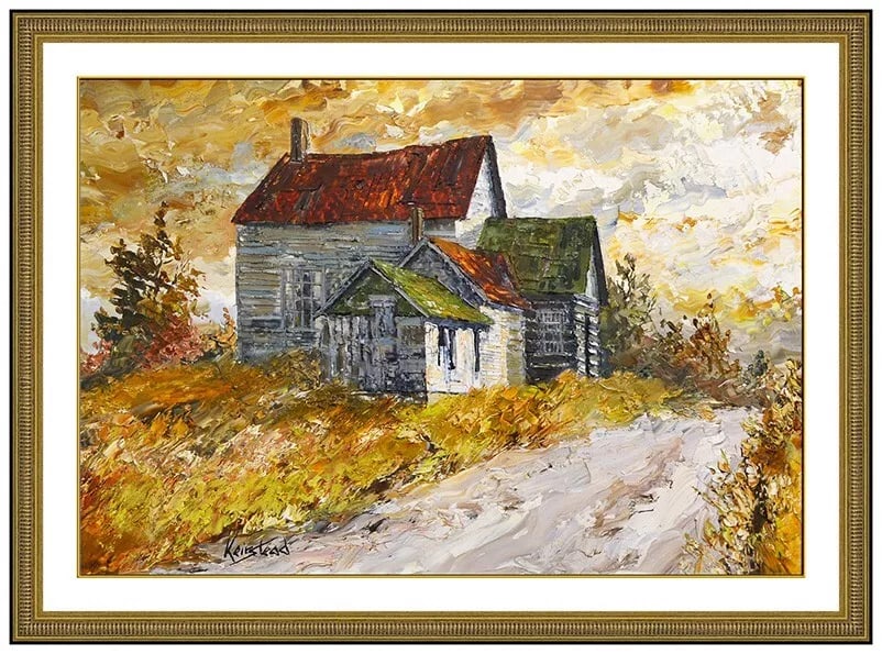 James Keirstead Original Oil Painting on Board Signed Framed Landscape Artwork (1 of 4)