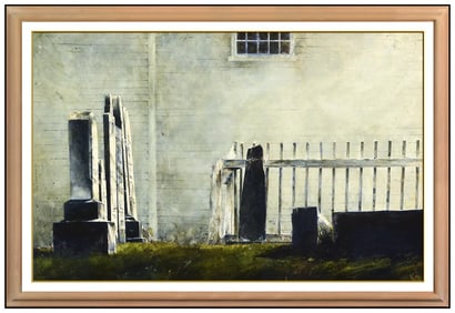 Stephen Scott Young Large Original Signed Cityscape Watercolor Art