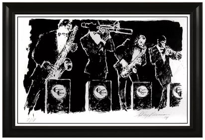 Leroy Neiman Large Original Signed Color Serigraph Jazz Suite Painting Art Rare Only 17