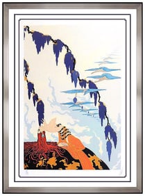 Erte Vintage Serigraph Hand Signed Deco Artwork Painting