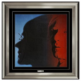 Andy Warhol The Shadow Self-Portrait Lithograph Hand Signed Framed