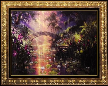 James Coleman Disney Giclee on Canvas Hand Embellished Signed Large