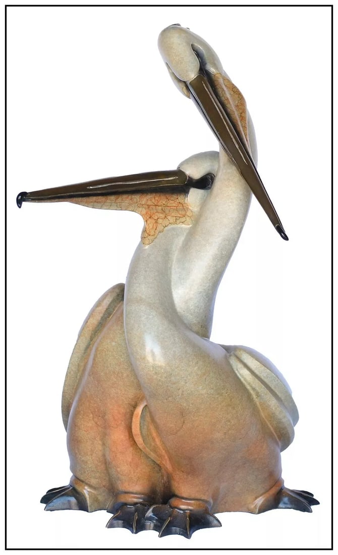 Jason Napier Life-Size Wildlife Bronze Sculpture Cuddler Signed Artwork (1 of 7)