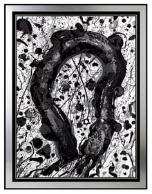Sam Francis Color Lithograph Sf-314 Authentic Original Hand Signed Abstract Art