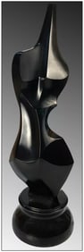 Isaac Kahn Large Original Bronze Sculpture Signed Female Nude Figurative Artwork