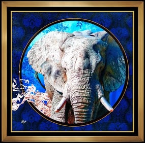 Adam Scott Rote The Wild Ones Giclee on Canvas Elephant Walk Signed Artwork