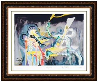 Salvador Dali Destino 55 Color Serigraph Signed Framed Artwork
