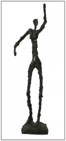 Wendy Fisher Figurative Bronze Sculpture Signed Modern Artwork Salute