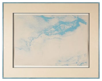 Richard Brunkus Original Pastel Painting Signed Framed Abstract Skyscape Art