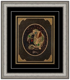 Martiros Manoukian Original Acrylic Painting on Board Abstract Signed Framed Artwork