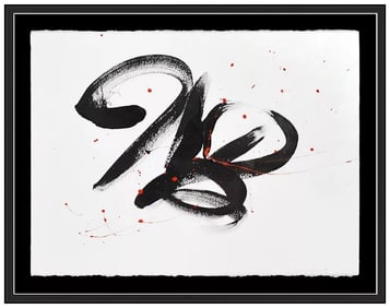 Christina Grace Original Acrylic Painting Abstract Modern Signed Framed Artwork