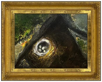 Nicholas Coleman Original Oil Painting on Board Nature Signed Framed Artwork