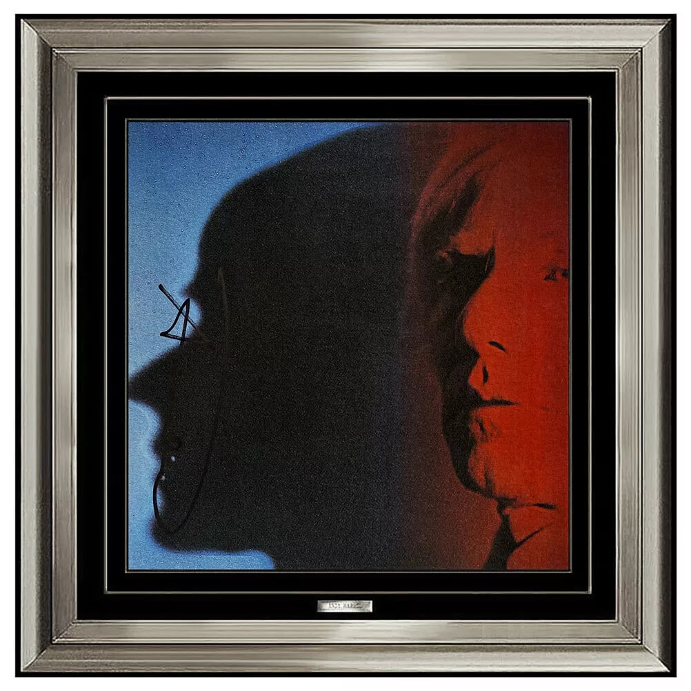 Andy Warhol Signed Color Lithograph The Shadow Self Portrait Framed Art (1 of 5)