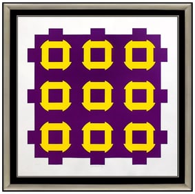 Victor Vasarely Original Silkscreen Modern Constellation Signed Artwork
