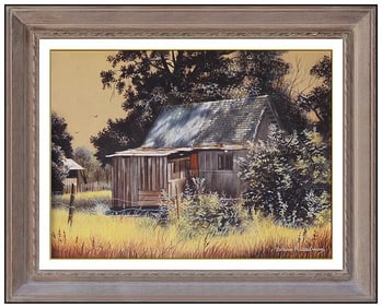 Darwin Musselman Original Oil Painting Landscape Signed Framed Canvas Art