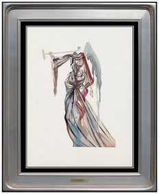 Salvador Dali Original Engraving Divine Comedy Paradise Signed Artwork