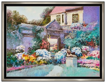 Ming Feng Landscape Oil Painting Signed Framed Large Canvas Art
